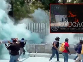 La violencia, el caos y enorme daño que han provocado los “maestros” de la CNTE en la Ciudad de México, en estricto sentido, son responsabilidad plena de la presidenta Claudia Sheinbaum, porque ella prometió cosas que sabía jamás podría cumplir, y porque ha girado instrucciones precisas de tolerarles todas las ilegalidades, en manifestaciones con tintes de levantamiento. FOTOS: RRSS / Cuartoscuro