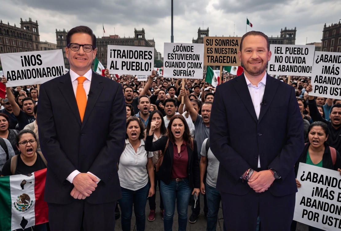 Hace un año planteé que por haber abandonado a sus electores, Taboada y Chertorivski deberían ofrecer disculpas, o ya al menos una explicación. Pero también expuse como escenario más probable que no lo harían y ahora reitero la prospectiva de que jamás lo harán. Esa pesada losa habrán de cargarla para siempre. Lo veremos. FOTOS: Especial / IMAGEN: El fondo ha sido modificado con IA de Gemini